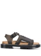 Kenzo Logo Open-toe Sandals - Black