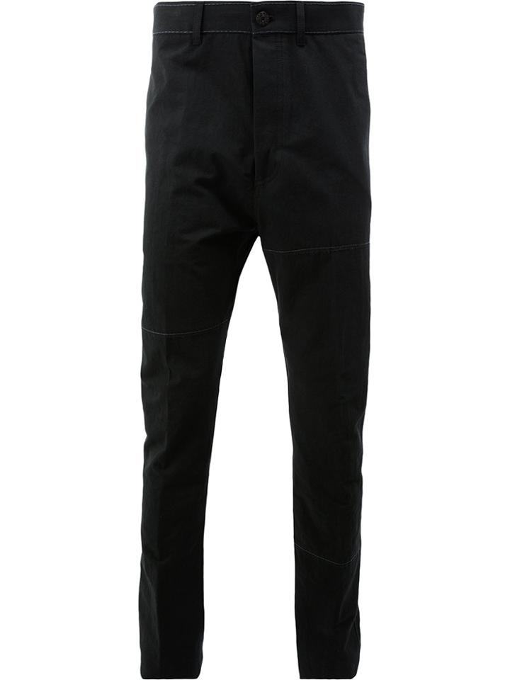 Lanvin Panelled Trousers - Black