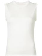 The Elder Statesman Royal Muscle Knitted Top - White