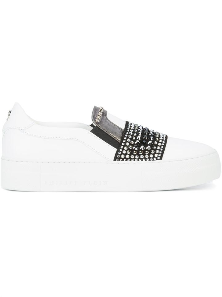 Philipp Plein Sailing Sneakers - White