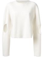 Dion Lee 'circle' Sweater, Women's, Size: 6, White, Merino