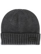 Saint Laurent Beanie Hat, Women's, Size: Medium, Grey, Wool