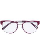 Salvatore Ferragamo Eyewear D-frame Optical Glasses - Red