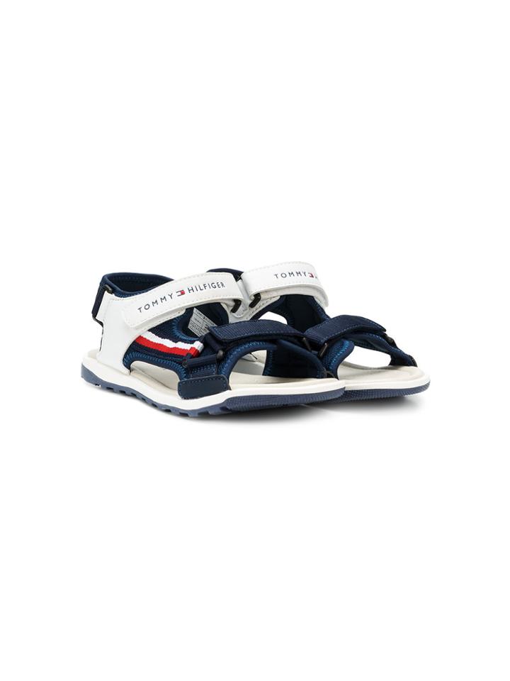 Tommy Hilfiger Junior Colour-block Logo Sandals - Blue