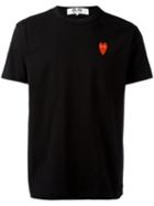 Comme Des Garçons Play - Heart Logo Patch T-shirt - Men - Cotton - M, Black, Cotton