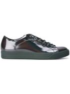 Lanvin High-shine Toe-capped Sneakers - Black