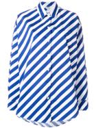 Kenzo Boxy Striped Shirt - Blue
