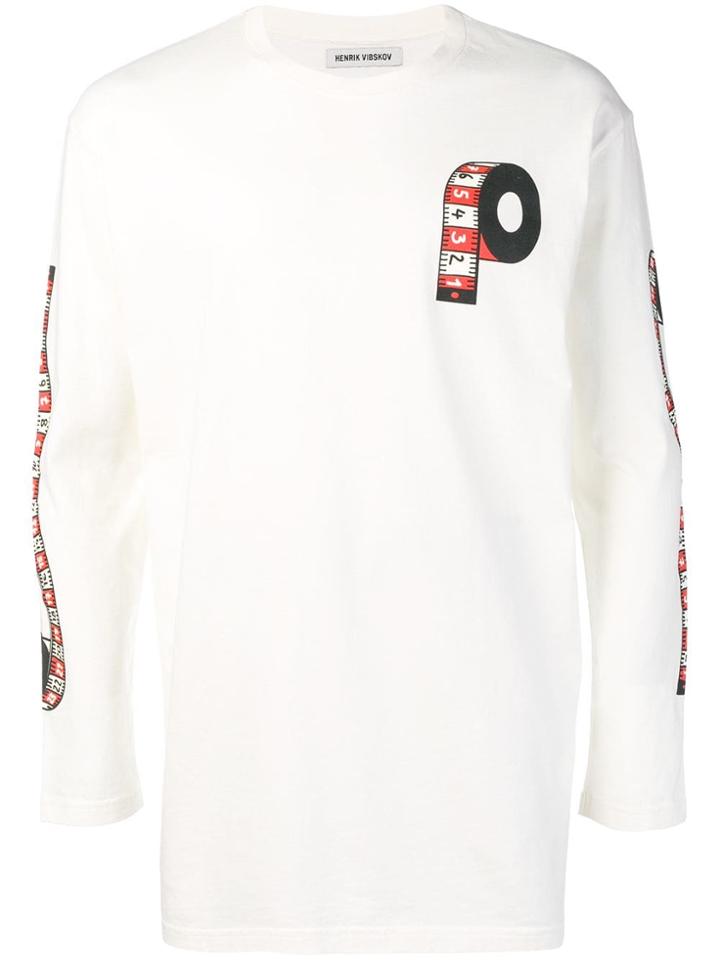 Henrik Vibskov Measuring Tape Sweatshirt - White