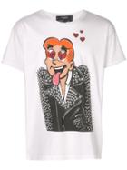 Dom Rebel Crush T-shirt With 25 Crystals - White