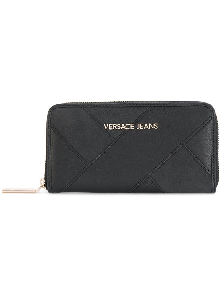 Versace Jeans All Around Zip Wallet - Black