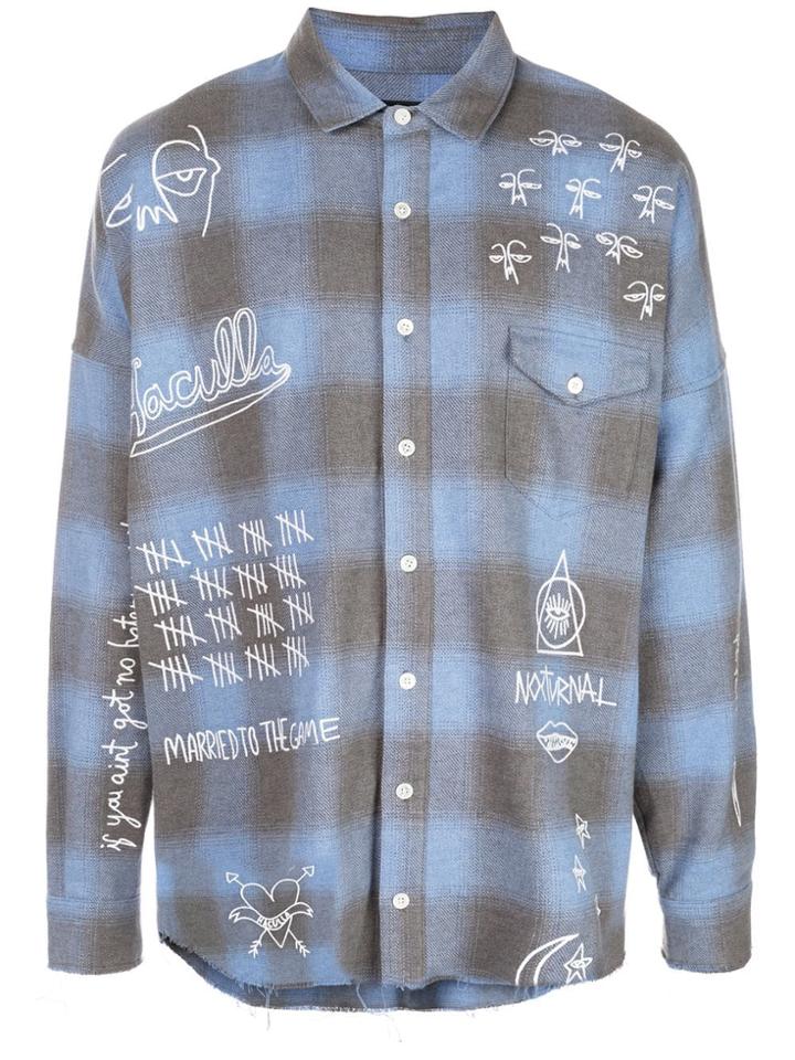 Haculla Nocturnal Woven Shirt - Blue