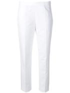Piazza Sempione Classic Tailored Trousers - White