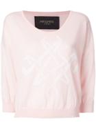 Mr & Mrs Italy Logo Knit Sweater - Pink