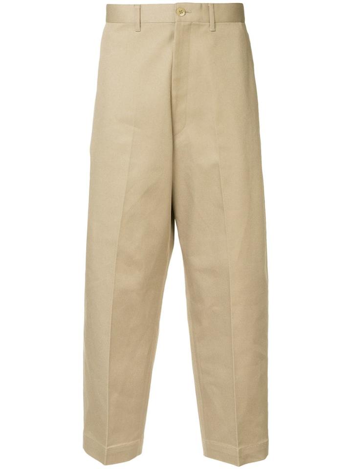 N. Hoolywood Tapered-leg Trousers - Brown