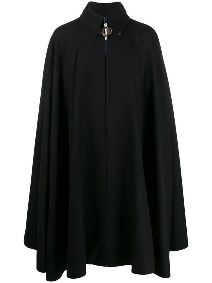 Vivienne Westwood Buckle Detail Cape - Black