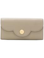 See By Chloé Scallop Trim Wallet - Grey