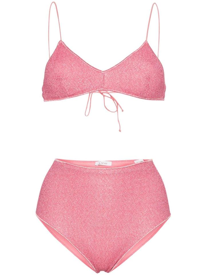 Oseree Lumiere Triangle Bikini - Pink