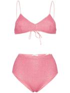 Oseree Lumiere Triangle Bikini - Pink