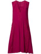 Givenchy Lace Flared Midi Dress - Pink