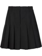 Vera Wang Pleated Mini Skirt