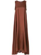 Jac+ Jack Sleeveless Midi Dress - Brown