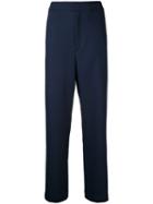 En Route - Appliqué Stripe Trousers - Women - Polyester - 2, Blue, Polyester