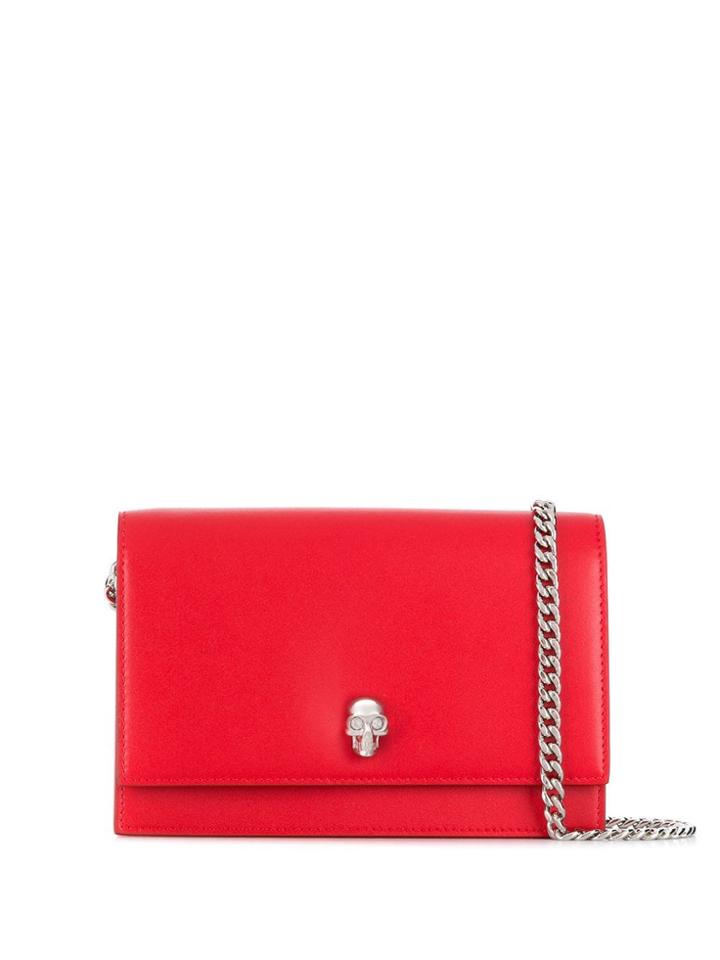 Alexander Mcqueen Skull Mini Bag - Red