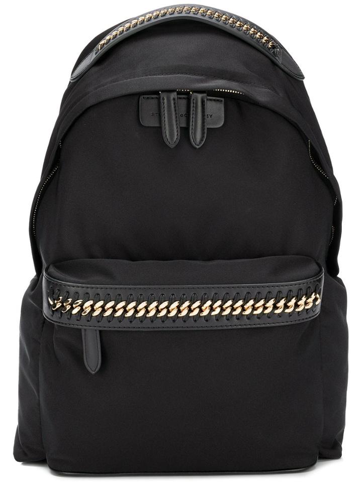 Stella Mccartney Laced Up Details Backpack - Black