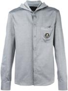 Philipp Plein Hooded Shirt, Men's, Size: Small, Grey, Cotton