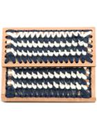 711 Luciene Copacabana Macramé Clutch - Blue