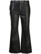 Alexander Wang Low Rise Kick Flare Trousers - Black