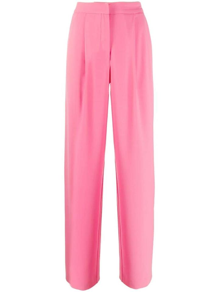 Chinti & Parker High-rise Straight Trousers - Pink