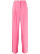 Chinti & Parker High-rise Straight Trousers - Pink