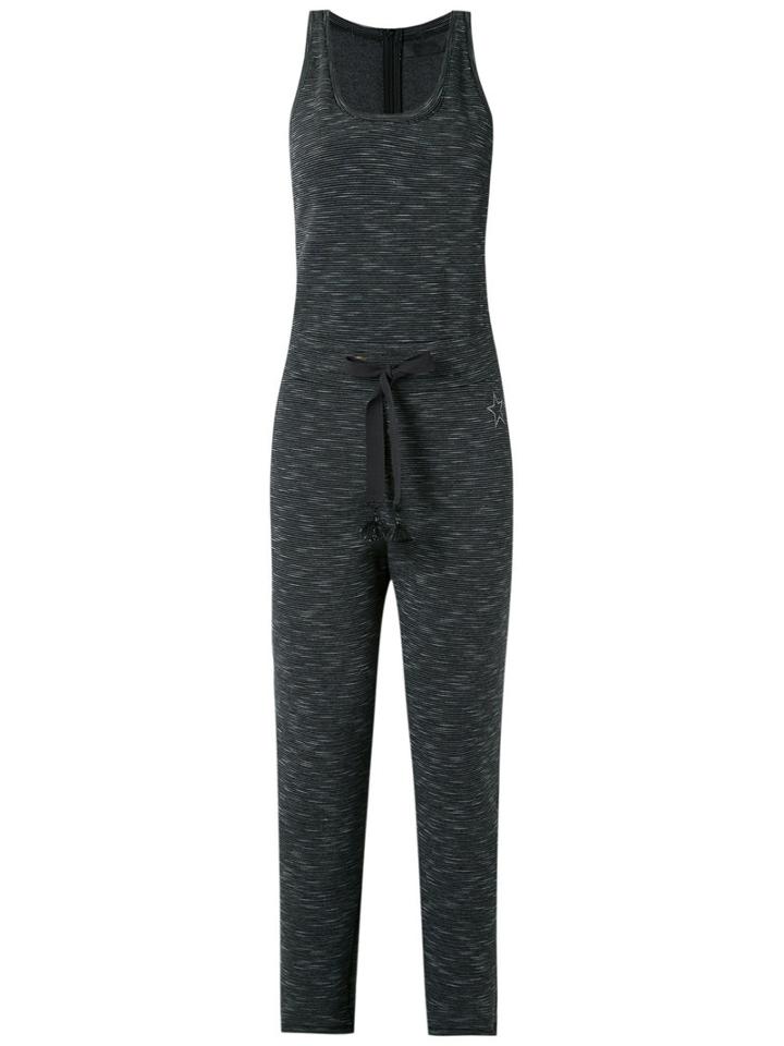 Talie Nk Knit Jumpsuit, Women's, Size: Medium, Black, Cotton/polyester/spandex/elastane