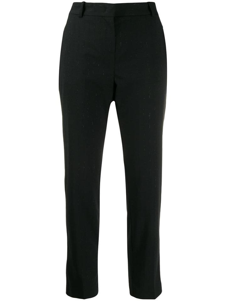 Pinko Metallic Threading Trousers - Black