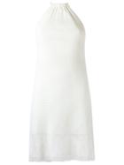Egrey Texturized Midi Dress, Women's, Size: 40, White, Cotton