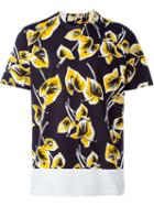 Marni Floral Print T-shirt, Men's, Size: 50, White, Cotton