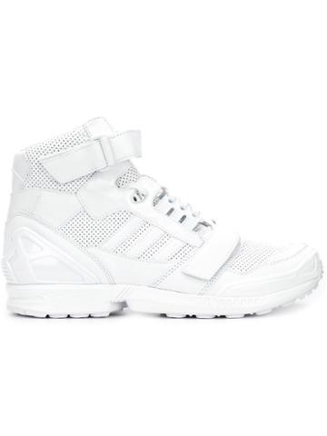 Adidas Juun.j X Adidas Zx 8000 Hi-top Sneakers, Men's, Size: 10.5, White, Leather/rubber