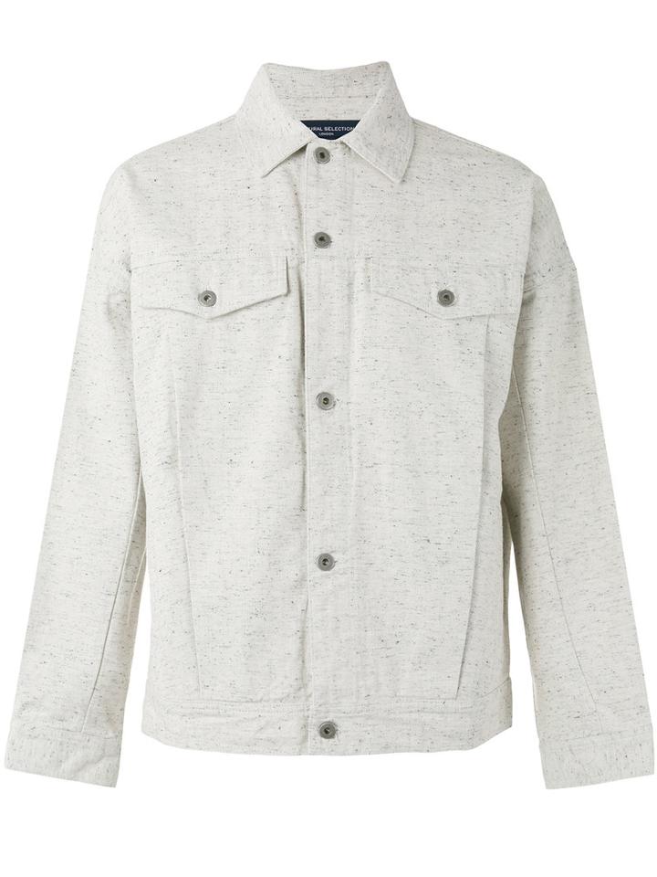 Natural Selection - Denim Jacket - Men - Cotton - L, Nude/neutrals, Cotton