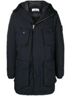 Stone Island Multi-pocket Coat - Blue