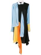 Jw Anderson Asymmetric Midi Dress - Black