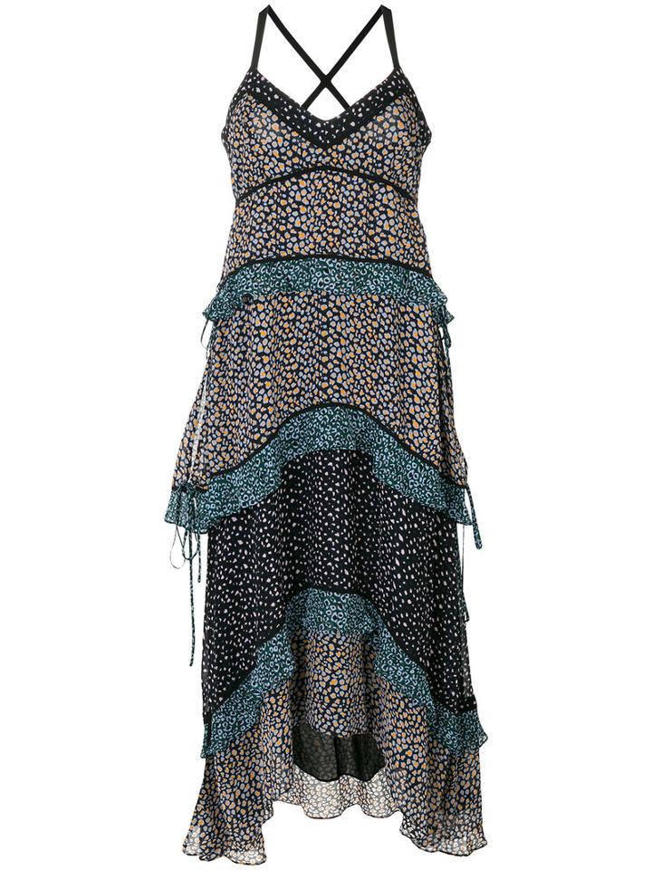 Proenza Schouler - Floral-print Dress - Women - Silk/acetate/viscose - 6, Silk/acetate/viscose