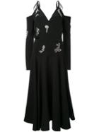 Preen By Thornton Bregazzi 'florentine' Dress, Women's, Size: Medium, Black, Silk/elastodiene/viscose