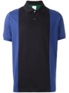 Paul Smith Colour Block Polo Shirt, Men's, Size: Medium, Blue, Cotton