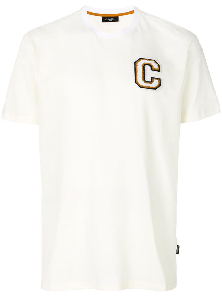 Calvin Klein Jeans C Outline T-shirt - Nude & Neutrals