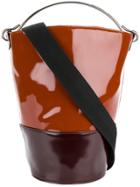 Mm6 Maison Margiela Bucket Tote Bag - Red