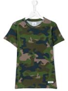 Les (art)ists - Riri Camouflage T-shirt - Kids - Cotton - 14 Yrs, Green