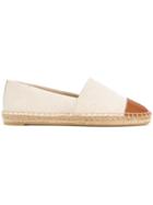 Tory Burch Colour Block Flat Espadrilles - Nude & Neutrals