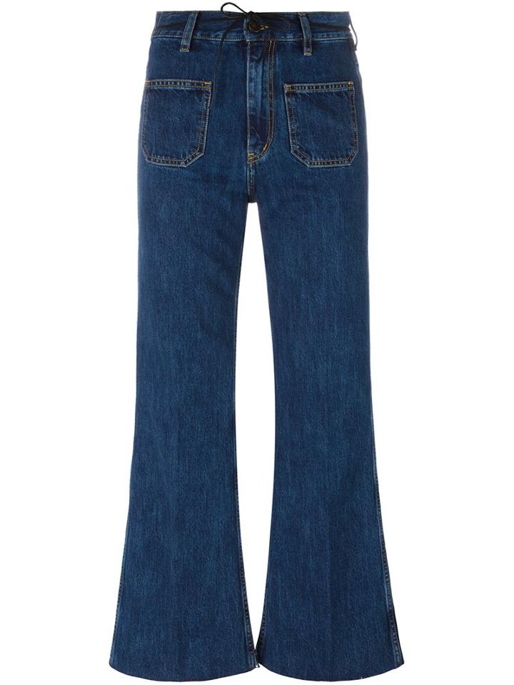 Aries Flared Jeans, Women's, Size: 28, Blue, Cotton