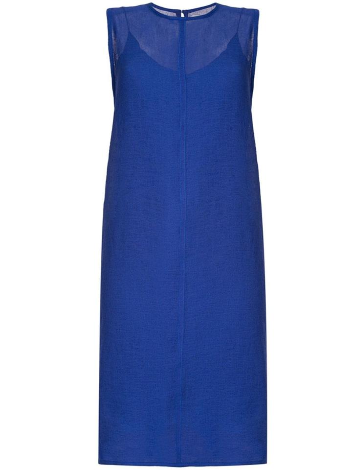 Maison Rabih Kayrouz Blue Mini Dress
